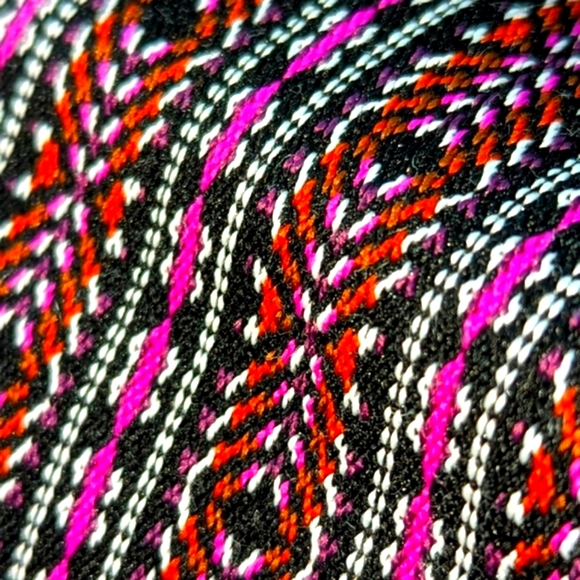 🐚Montago Bay Club Cork Platform Wedges w/ Very Cool Design On The Fabric - Picture 4 of 7